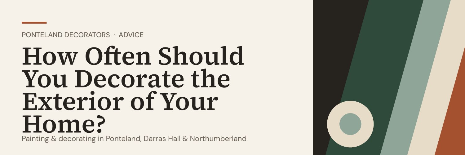 Title banner: How Often Should You Decorate the Exterior of Your Home?