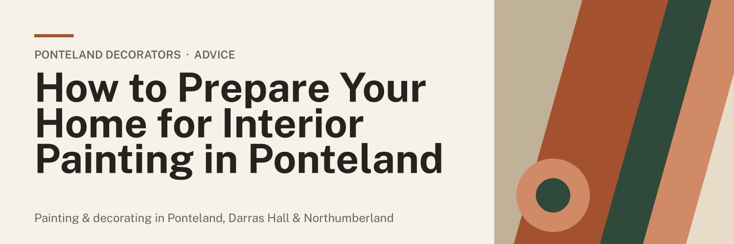 Title banner: How to Prepare Your Home for Interior Painting in Ponteland
